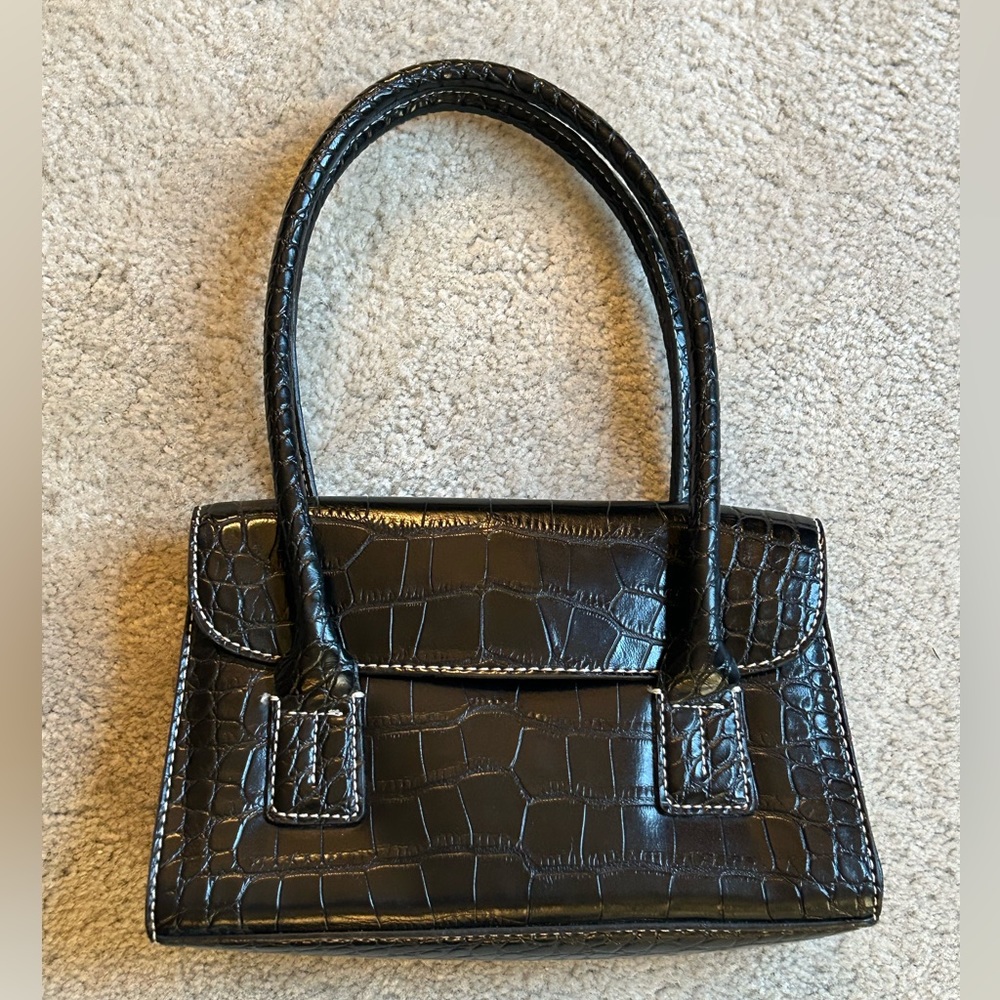 Tommy Hilfiger Vintage Crocodile Patterned Mini Purse